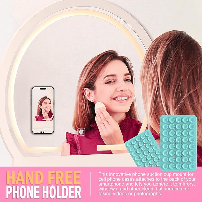 Silicone Double Sided Suction Phone Case Mount, Detachable Hands Free & Strong - Image 7