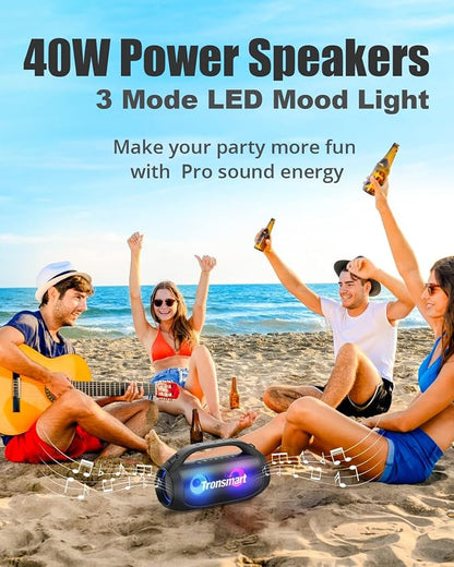Tronsmart Bang SE Portable Bluetooth Speaker, Colorful LED and 40W Wireless - Image 7