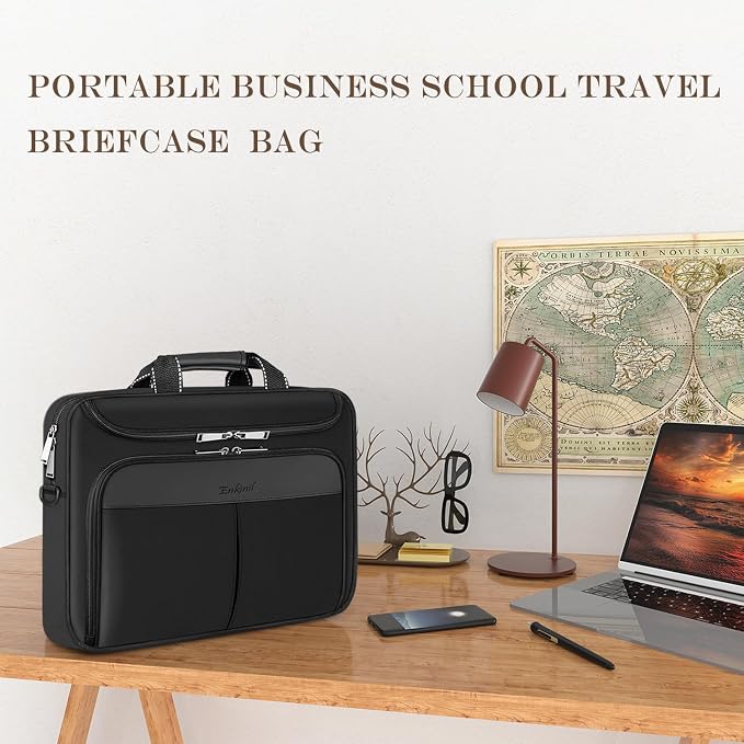 17 inch Waterproof Protective Laptop Messenger Briefcase - Image 6