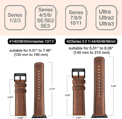 SUNFWR Leather Bands Compatible - Image 6