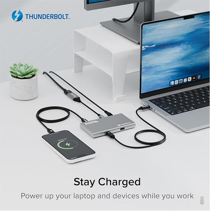 Plugable 5-in-1 Thunderbolt 4 Hub, Single 8K or Dual 4K Display, 4K HDMI - Image 6