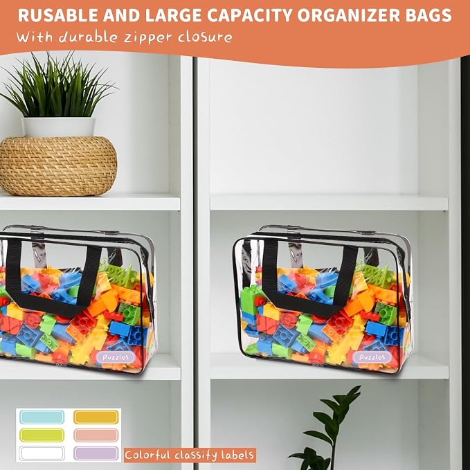 18 Packs Large Toy Storage Bags - Image 4