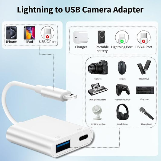 Lightning to USB Camera Adapter - Image 2
