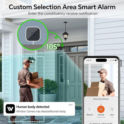 3MP Window Cameras for Home Security, Security Camera, 2K Full Color Night - Image 4