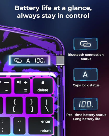 SIBEITU Keyboard Case for iPad A16 11th Gen 11" 2025 & 10th Gen 10.9" 2022 - Image 5