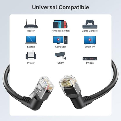 Cable Matters 2-Pack 10Gbps Rotatable Cat 6 Ethernet Cable - 3ft - Image 7