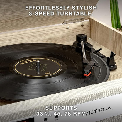 Victrola Century 6-in-1 Vinyl Record Player & Music Center – 3-Speed Turntable - Image 7