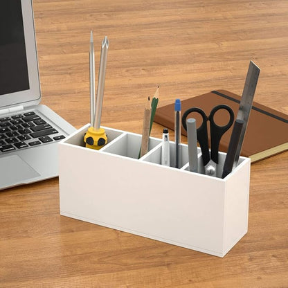 NIUBEE Acrylic Pen Holder 4 Compartments - Image 6