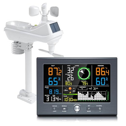 Urageuxy Weather Stations Wireless Indoor Outdoor, Home Weather Station by Urageuxy
