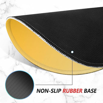 ITNRSIIET Mouse Pad Non-Slip Rubber Base Smooth Surface Stitched Edges - Image 4