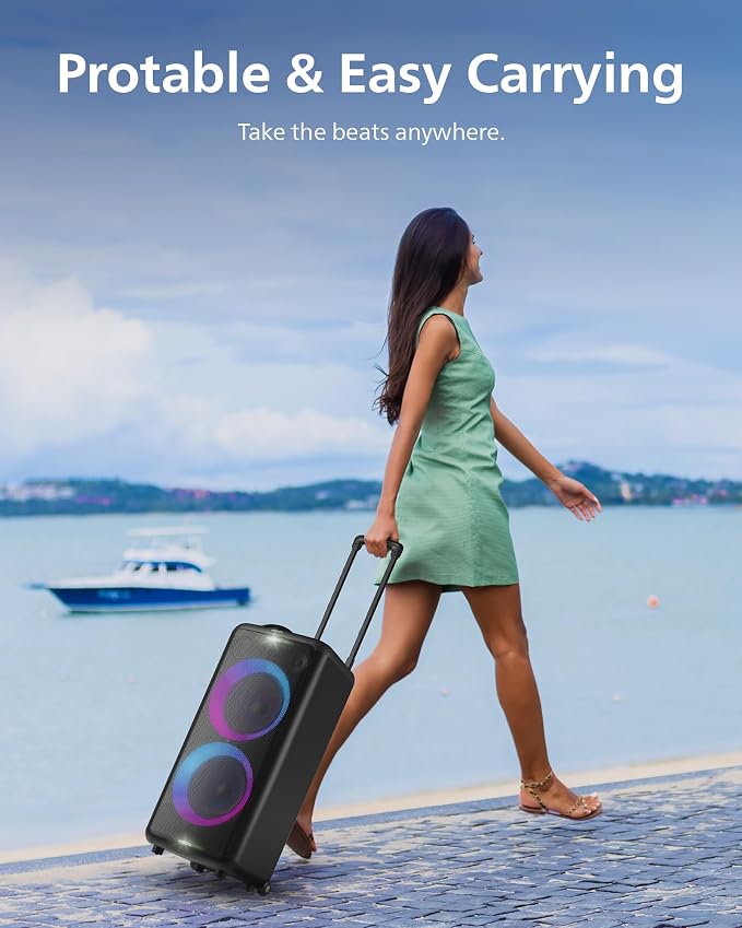 Philips X5206 bluetooth party speaker, portable - Image 8