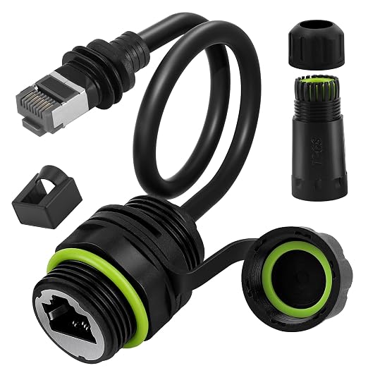 for Starlink Ethernet Adapter for Gen 3 & Mini, IP68 Waterproof RJ45 Coupler by EOJDDPA