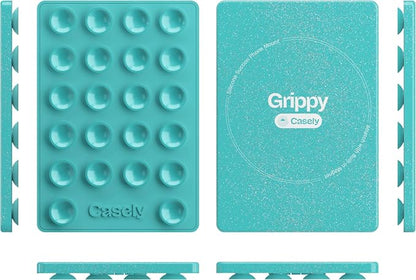 Casely Grippy Aquamarine MagSafe Compatible Cell Phone Mount Silicone Suction - Image 6