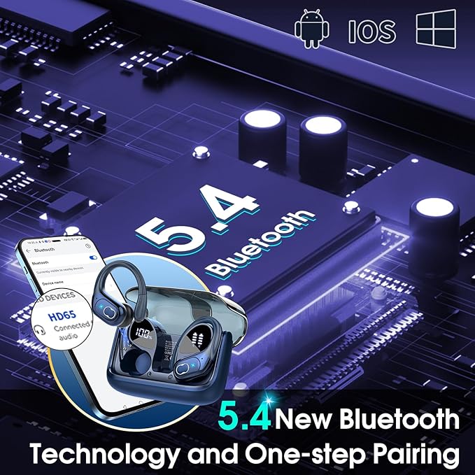 Wireless Earbuds 75hrs Bluetooth 5.4 Headphone Sport, 2025 Bluetooth Earbuds - Image 5