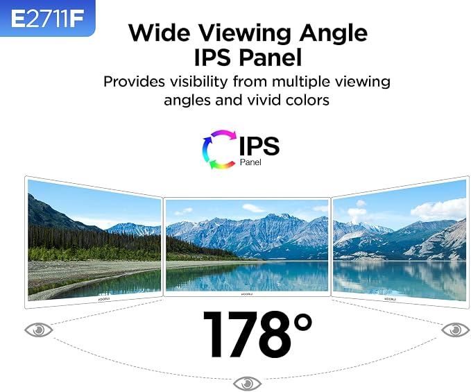 KOORUI 27 Inch Monitor, Full HD 1080P 100Hz Computer Monitor, IPS Display - Image 5