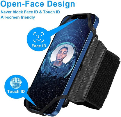 VUP Wristband Phone Holder, 360° Rotatable Forearm Armband - Image 3