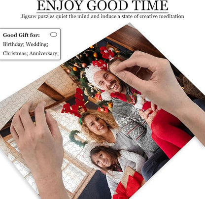Custom Puzzle 120/200/300/500/1000/1500 Pieces, Personalized Puzzle from Your - Image 3