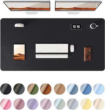 YSAGi Leather Desk Protector, Office Mat, Large Mouse Mat, Non-Slip PU Leather by YSAGi
