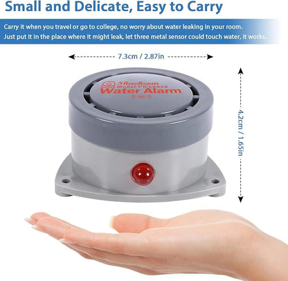 Water Leak Detector 1 Pack, Shackcom Water Alarm 110DB, Waterproof & - Image 2