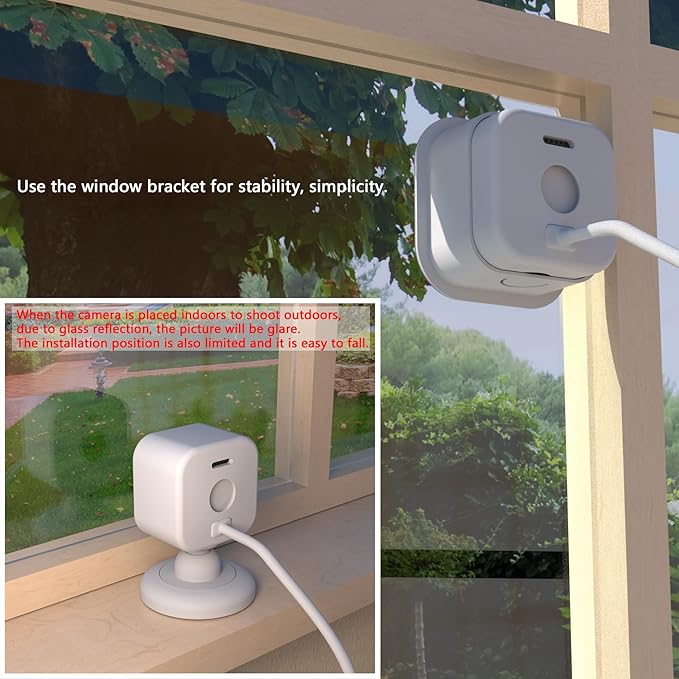 2 Pack Window Mount for Blink Mini 2, Blink Mini 2K+ Camera, Adhesive Camera - Image 7
