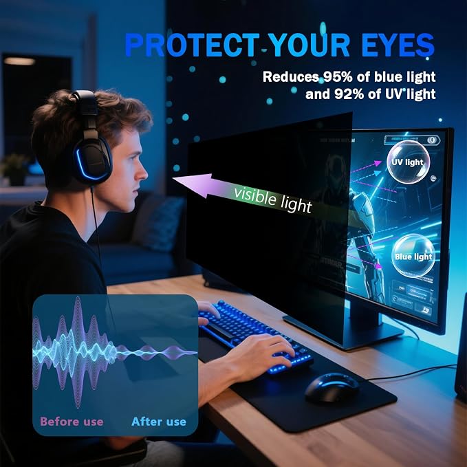 Magnetic Computer Privacy Screen Filter 24 Inch - Image 8