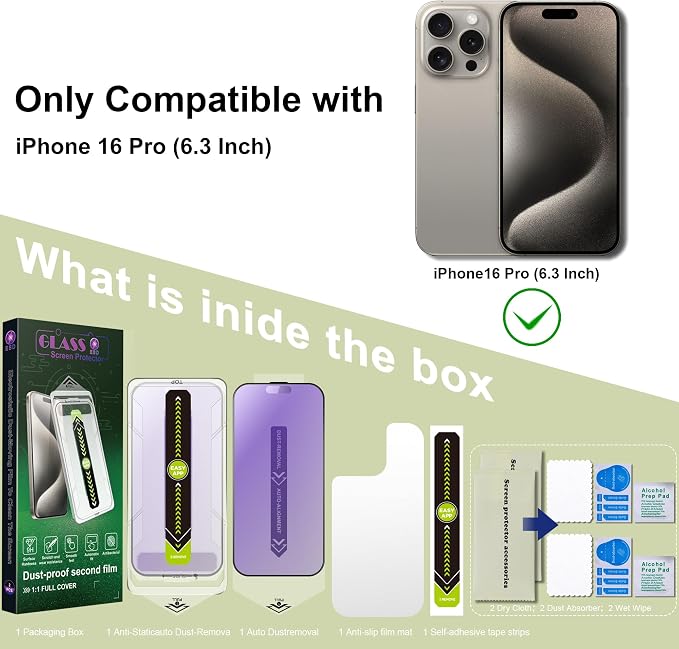 9H Tempered Glass, Anti-Glare, Full Coverage, Anti-Fingerprint, Auto Dust - Image 7