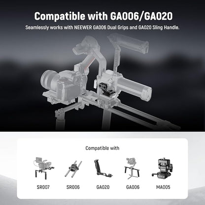 NEEWER Mount Adapter for RS3 & RS4, Arca Type Quick Release Plate - Image 5