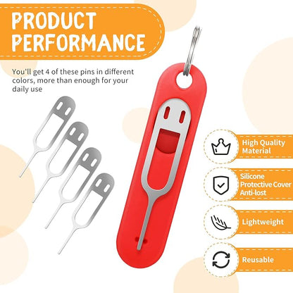 Sim Card Removal Tool Phone Chip Remover Unlock Chip Sim Card Tray Eject Pin - Image 4