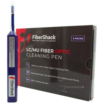 Fibershack - 1.25mm LC Fiber Cleaner Pen - 5 Pack - LC Fiber Optic Cleaning Pen - Image 6