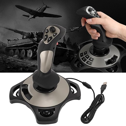 XUMIUZIY PC Flight Joystick Control, USB Wired Flight Stick - Image 4