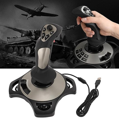 XUMIUZIY PC Flight Joystick Control, USB Wired Flight Stick - Image 4