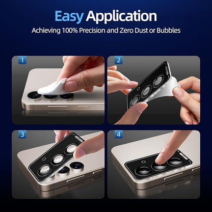 X-it Camera Lens Protector for Samsung S25 Plus, 9H Tempered Glass, Independent - Image 7