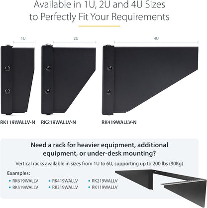 StarTech.com 1U Vertical Wall-Mount Bracket - Image 6