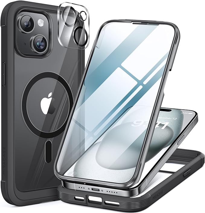 Miracase Magnetic for iPhone 15 Plus Case 6.7'' only for 15 Plus Phone Case by Miracase