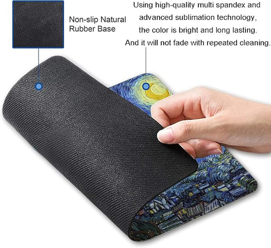 Mouse Pad, Premium-Textured Mouse Mat, Non-Slip Rubber Base Mousepad - Image 2