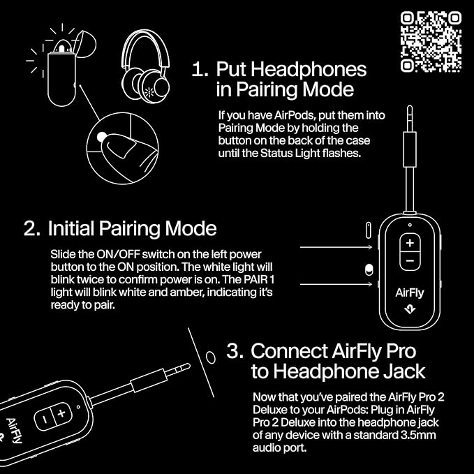 Twelve South AirFly Pro | Bluetooth Wireless Transmitter/Receiver Adapter - Image 7