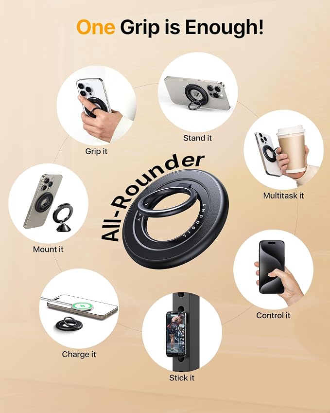 andobil Double-sided Magnetic Phone Grip - Image 6