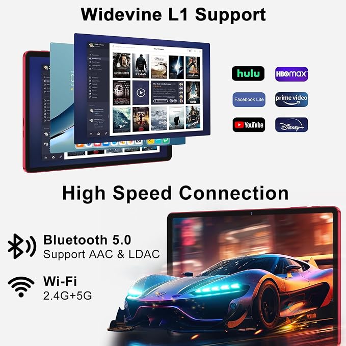 Android 14 Tablet 11 Inch Tablets, 24GB RAM 256GB ROM, Octa-Core Tablets - Image 5
