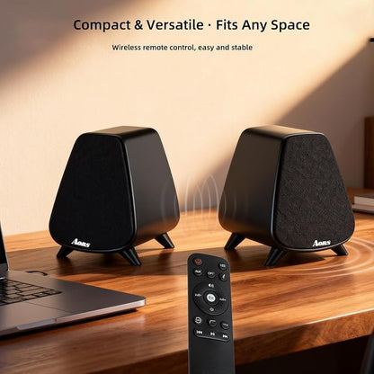 AS31 Active Bookshelf Speakers – 80W RMS 2-Way Stereo / 3″ Long-Stroke Woofer & - Image 8
