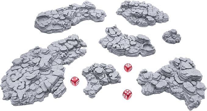 EnderToys Grotto Floors by Printable Scenery, 3D Printed Tabletop RPG Scenery - Image 2