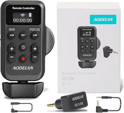Wireless Camcorder Lanc Zoom Controller, Wired Remote Control by AODELAN