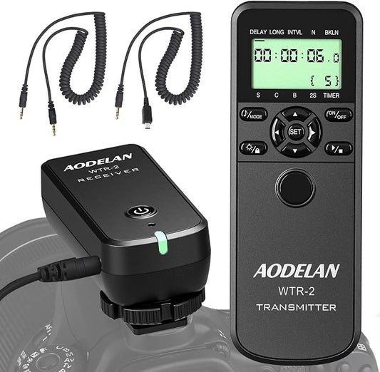 Wireless Shutter Release Timer Controller and Intervalometer by AODELAN