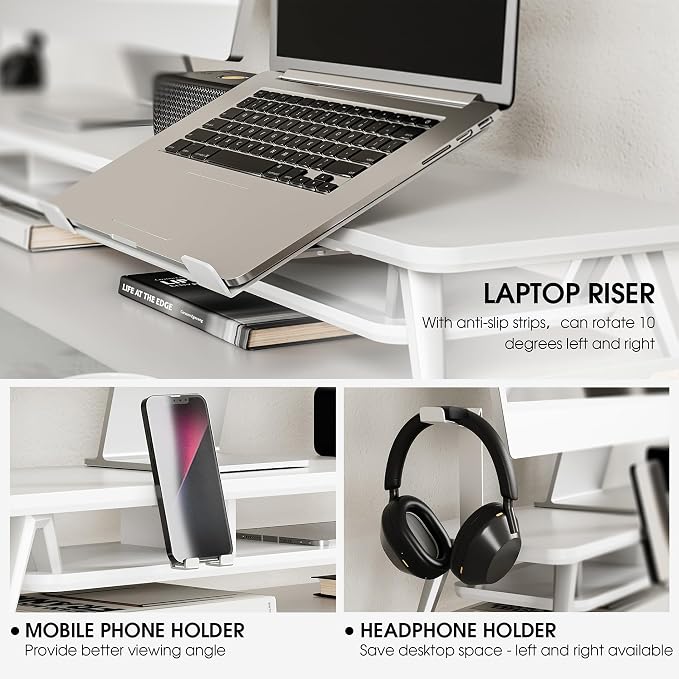 Fenge Dual Monitor Stand, Monitor Riser - Image 3