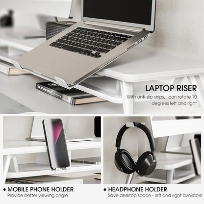 Fenge Dual Monitor Stand, Monitor Riser - Image 3
