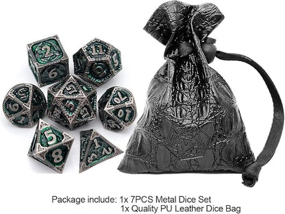Haxtec DND Dice Set Metal D&D Dice Set - Image 2