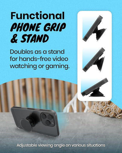 Solid Color Button Phone Grip – Minimalist Design, Durable and Lightweight - Image 6