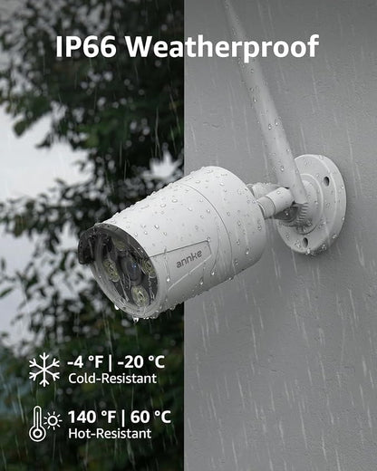 ANNKE 2-Pack Indoor/Outdoor 5MP Bullet Wireless Security Camera - Image 4