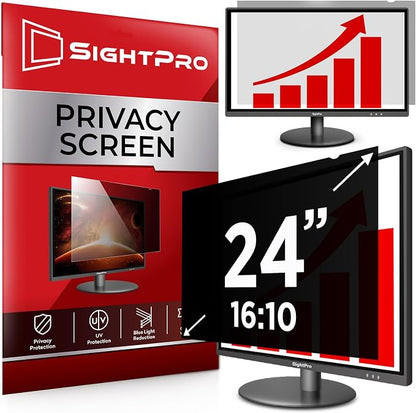 24 Inch 16:10 Computer Privacy Screen Filter by SightPro