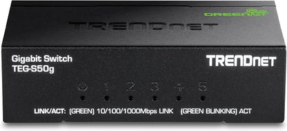 TRENDnet 5 Port Mini Gigabit Switch, NDAA + TAA Compliant, Desktop Metal - Image 7