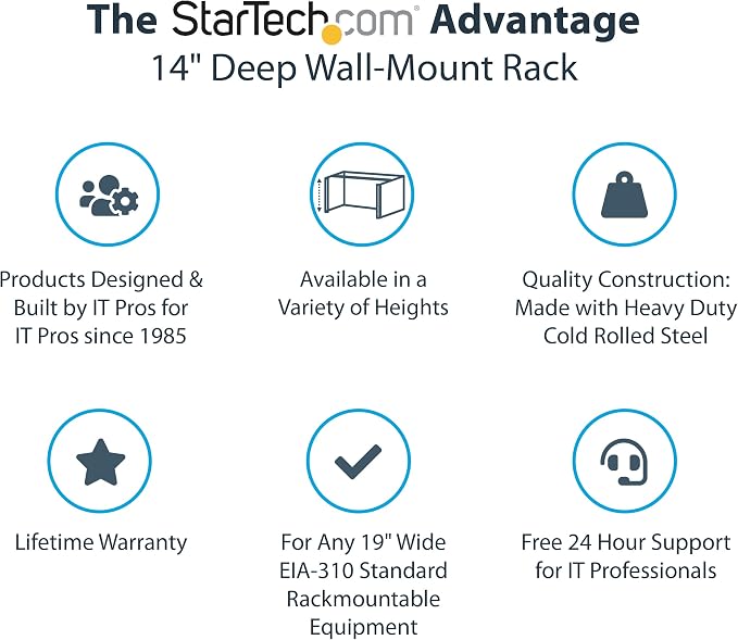 StarTech.com 4U Wall Mount Network Rack - Image 3